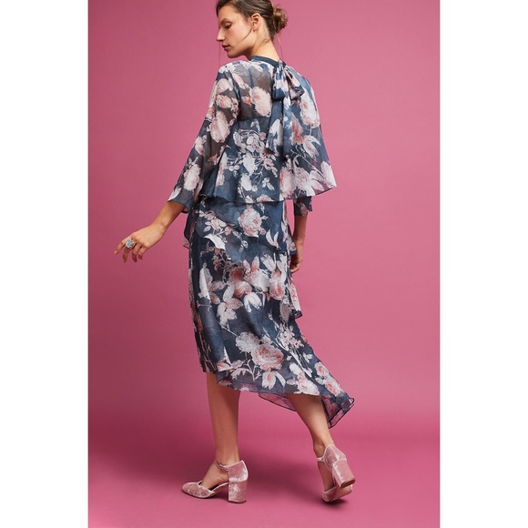 Anthropologie Sammy Tiered Floral Dress - Picture 3 of 5